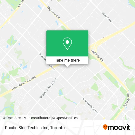 Pacific Blue Textiles Inc map