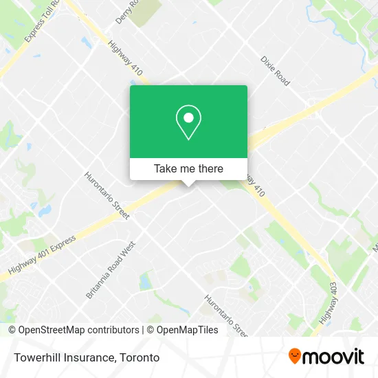 Towerhill Insurance map