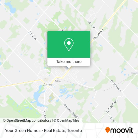 Your Green Homes - Real Estate map