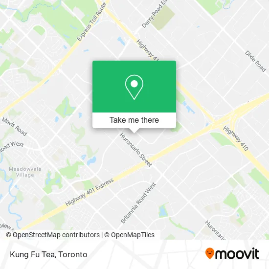 Kung Fu Tea map