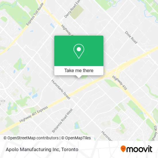 Apolo Manufacturing Inc map