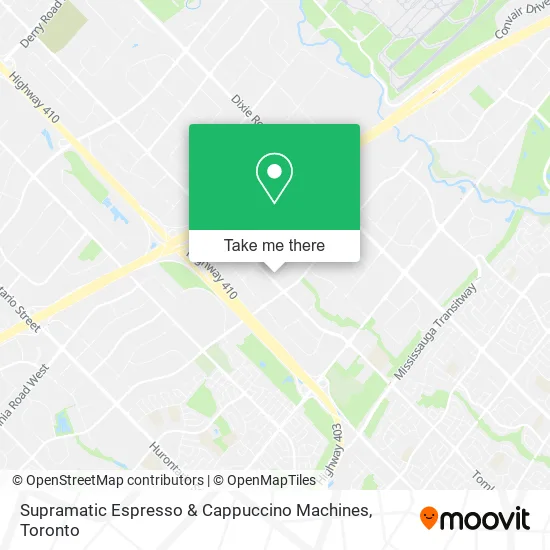 Supramatic Espresso & Cappuccino Machines map