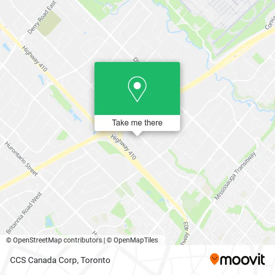 CCS Canada Corp map