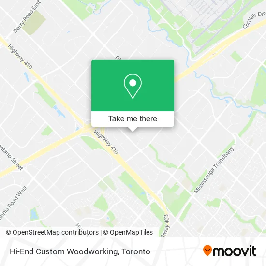 Hi-End Custom Woodworking map