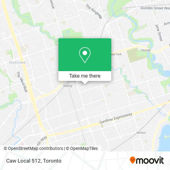 Caw Local 512 map