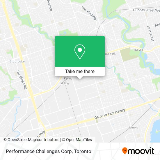 Performance Challenges Corp map