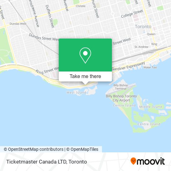 Ticketmaster Canada LTD plan
