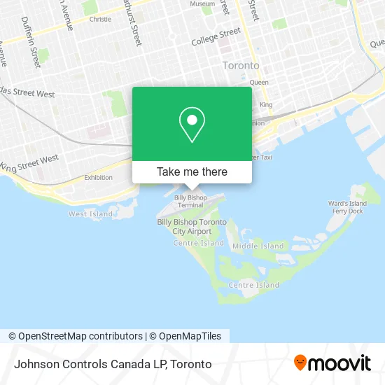 Johnson Controls Canada LP map