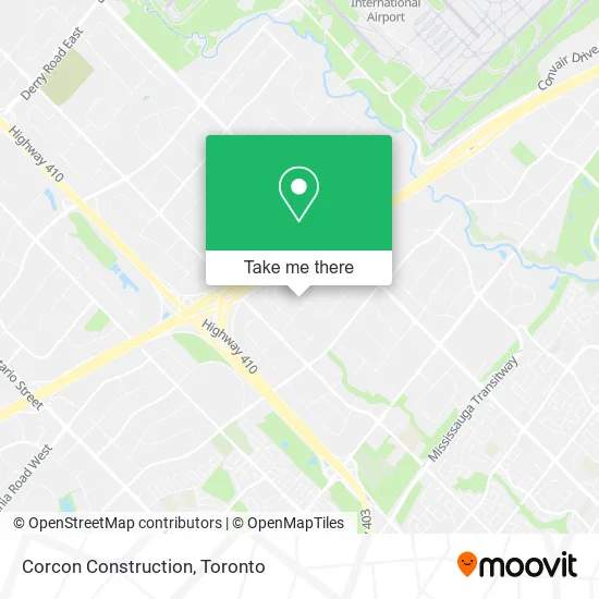 Corcon Construction map