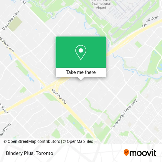 Bindery Plus map
