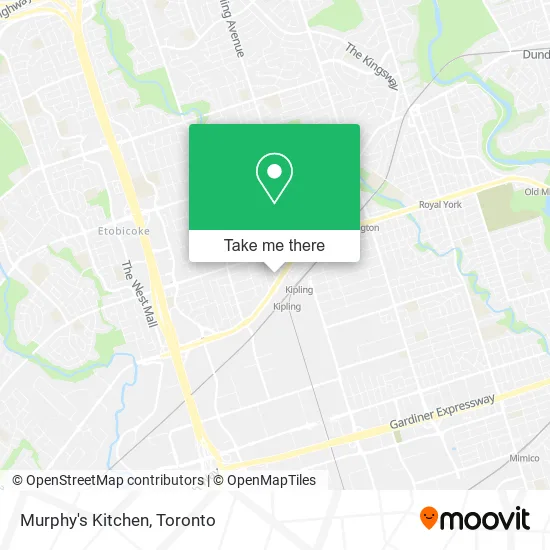 Murphy's Kitchen map