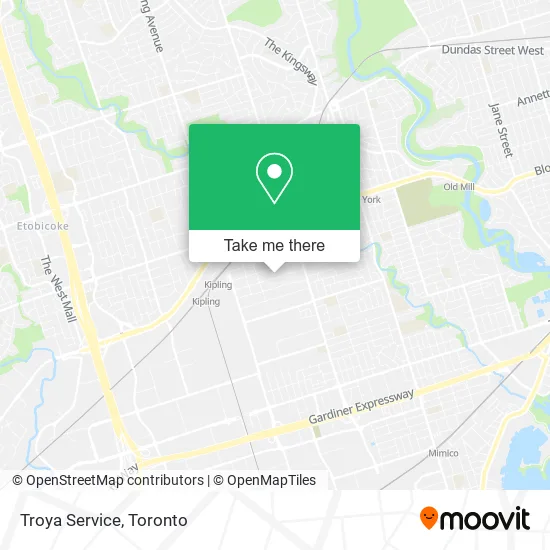 Troya Service map