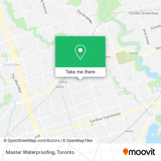 Master Waterproofing map