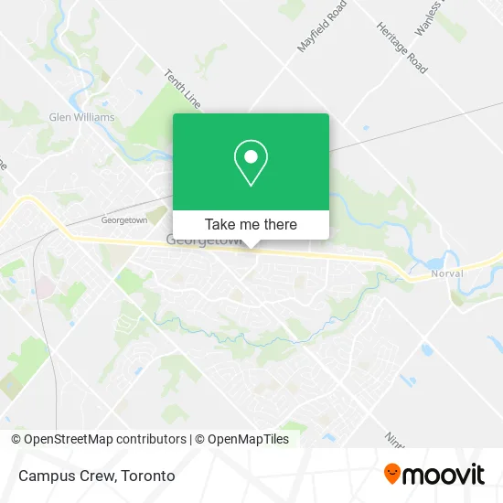 Campus Crew map