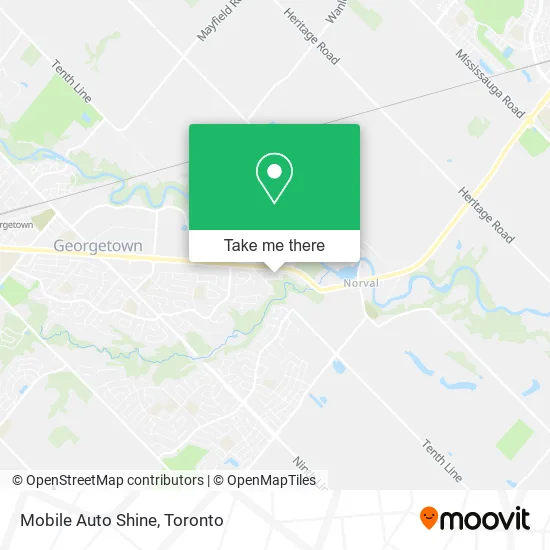 Mobile Auto Shine map