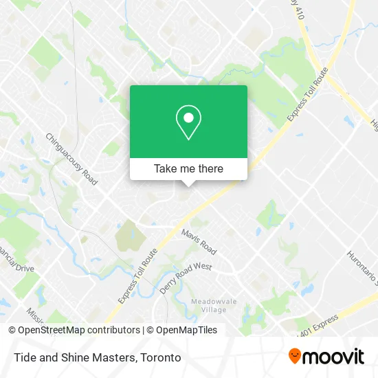 Tide and Shine Masters map