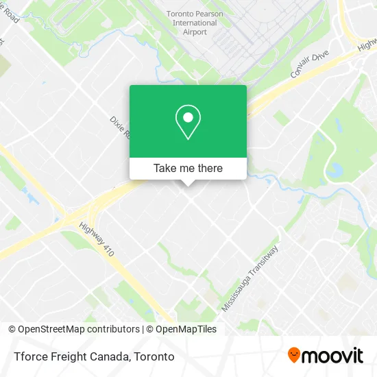 Tforce Freight Canada map