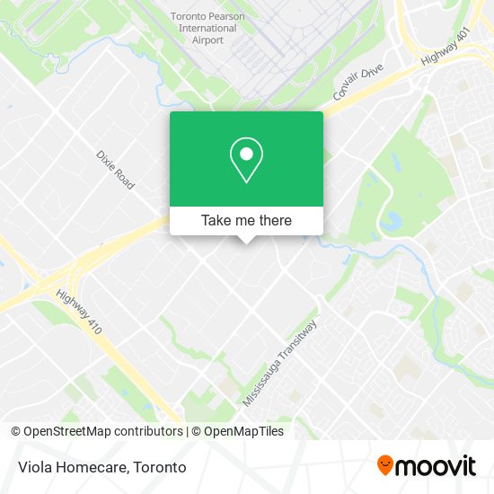 Viola Homecare map