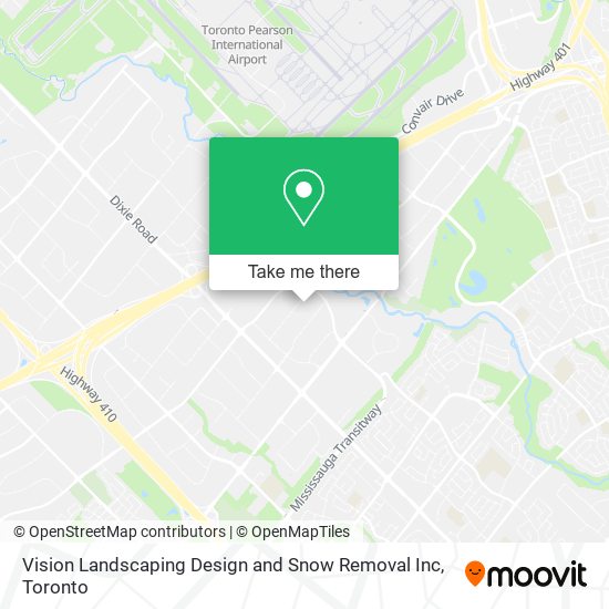 Vision Landscaping Design and Snow Removal Inc map