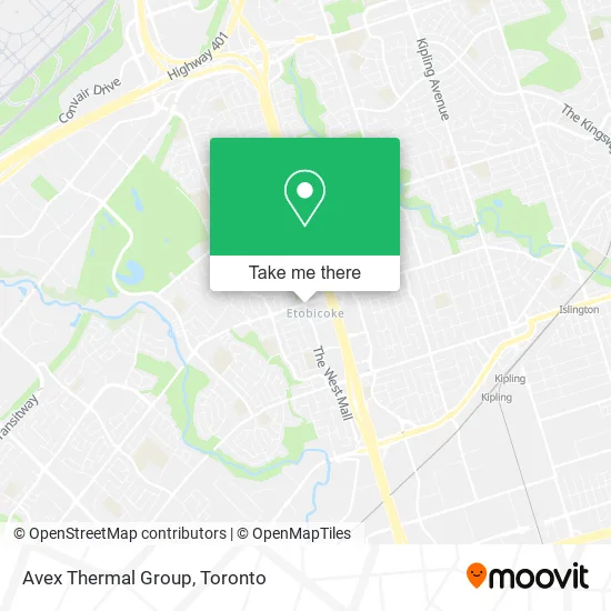 Avex Thermal Group map