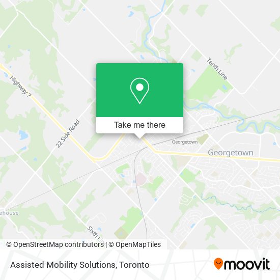 Assisted Mobility Solutions map