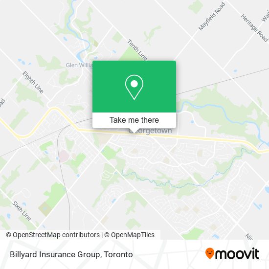 Billyard Insurance Group map