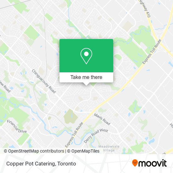 Copper Pot Catering map