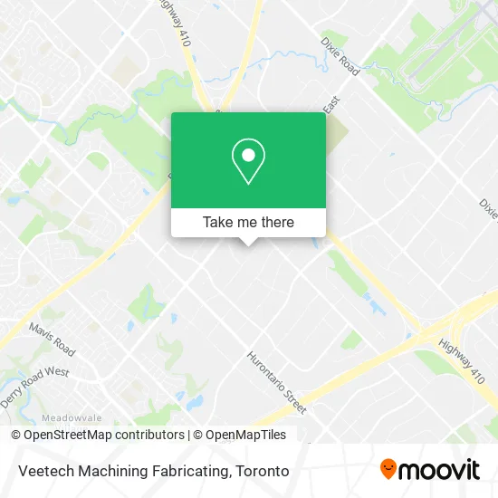 Veetech Machining Fabricating map