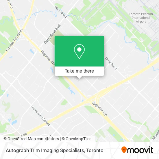 Autograph Trim Imaging Specialists map