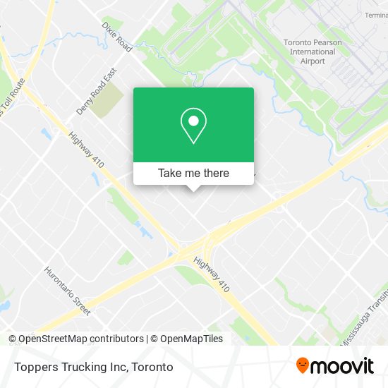 Toppers Trucking Inc map
