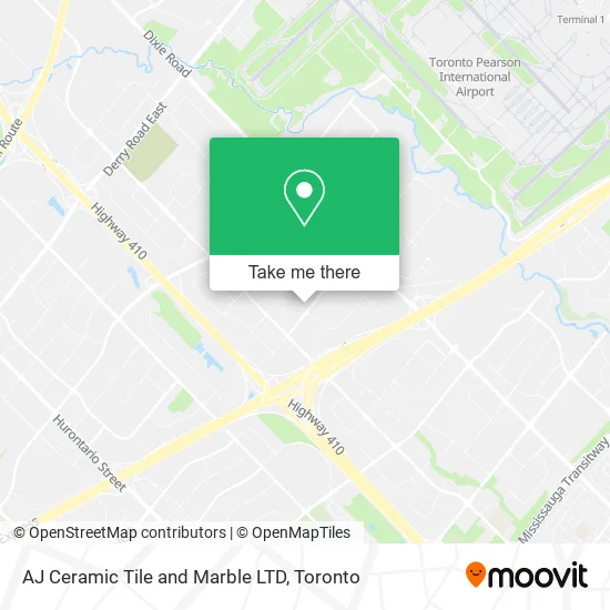 AJ Ceramic Tile and Marble LTD map