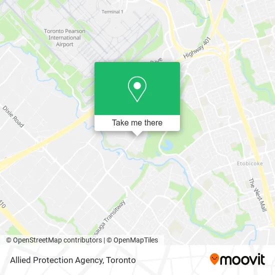Allied Protection Agency map