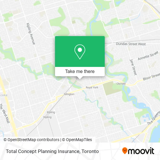 Total Concept Planning Insurance map