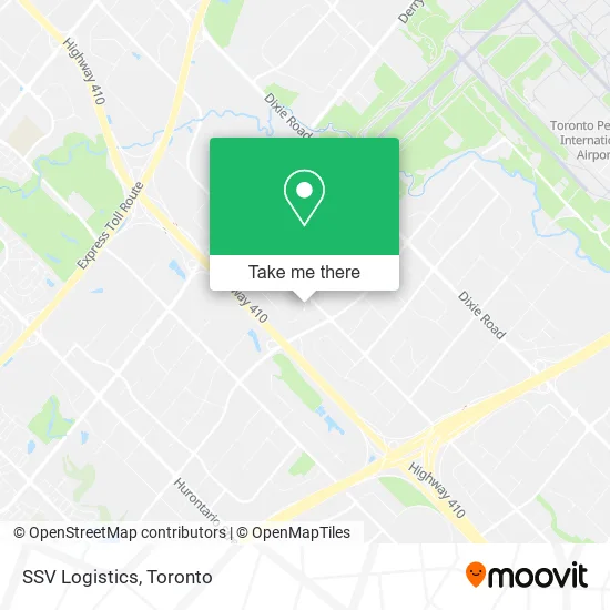 SSV Logistics map