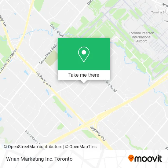 Wrian Marketing Inc map