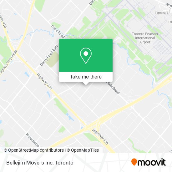 Bellejim Movers Inc map