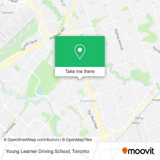 Young Learner Driving School map