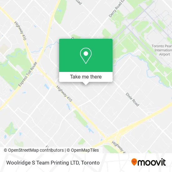 Woolridge S Team Printing LTD map