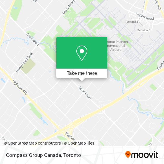 Compass Group Canada map