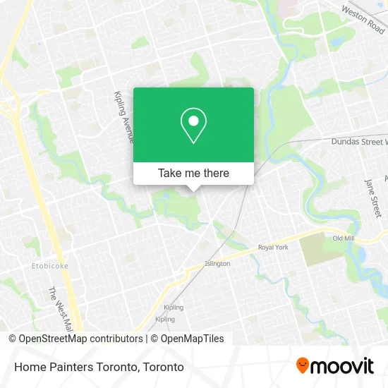 Home Painters Toronto map