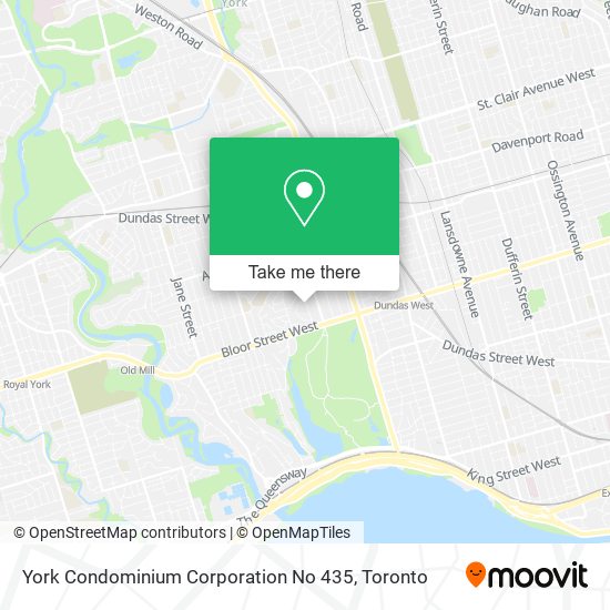 York Condominium Corporation No 435 map