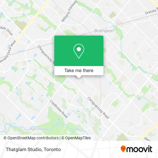 Thatglam Studio map