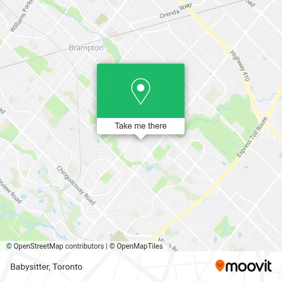 Babysitter map