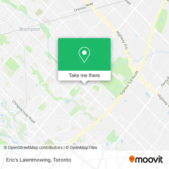 Eric's Lawnmowing map