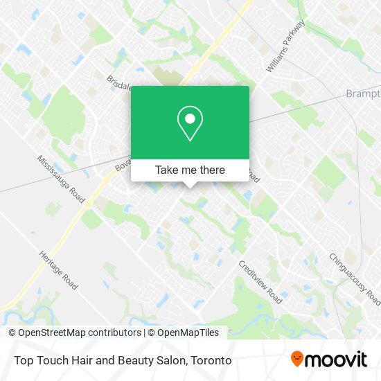 Top Touch Hair and Beauty Salon map
