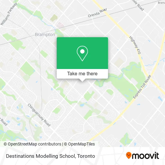 Destinations Modelling School map