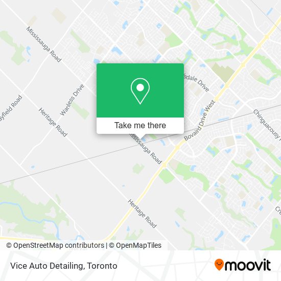 Vice Auto Detailing map