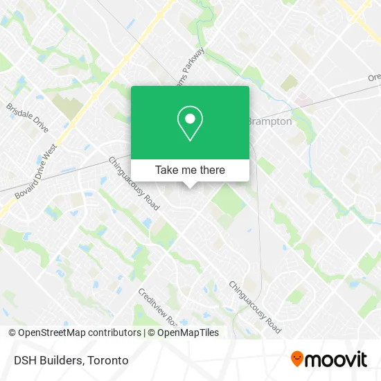 DSH Builders map