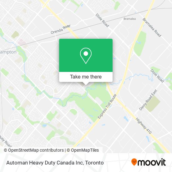 Automan Heavy Duty Canada Inc map