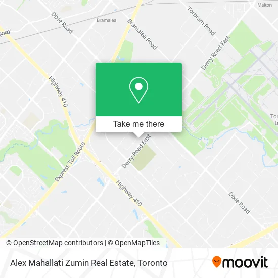 Alex Mahallati Zumin Real Estate map